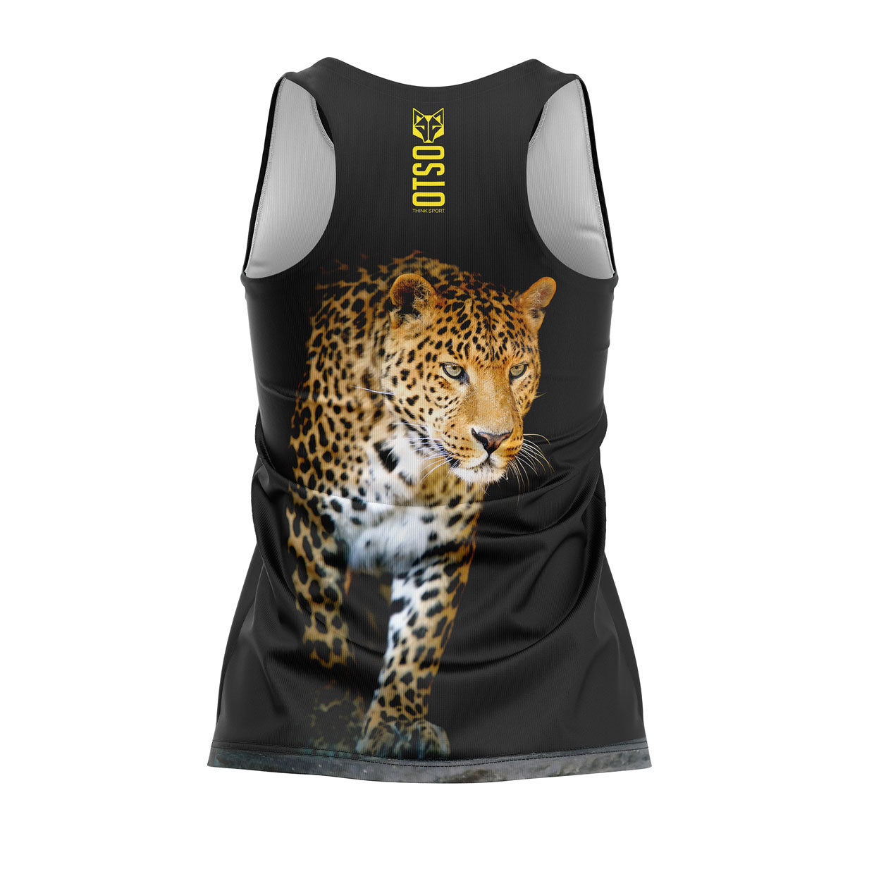T-shirt sans manches femme - Leopard