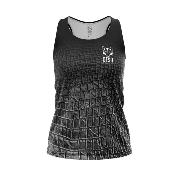 Women's Tank Top Black Snake