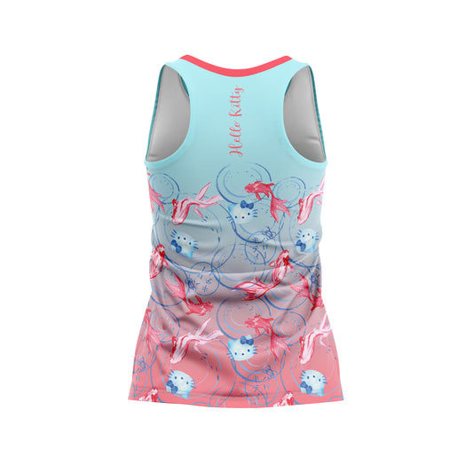 Camiseta sin mangas niña y mujer - Hello Kitty Wave