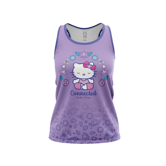 Camiseta sem mangas para meninas e mulheres - Hello Kitty Connected