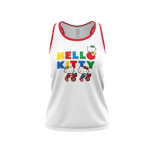 Girls and women's sleeveless t-shirt - Hello Kitty Smile