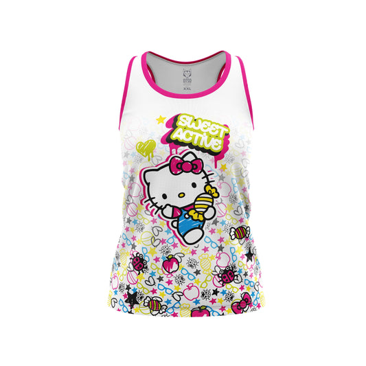 T-shirt sem mangas para menina e senhora - Hello Kitty Sweet