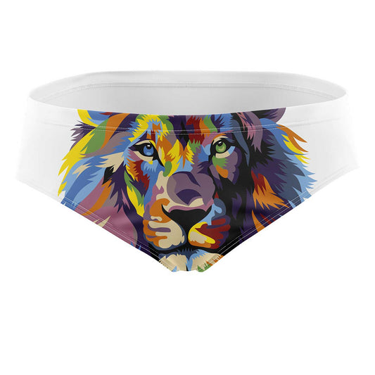Men's Slip Swimsuit Be A Lion