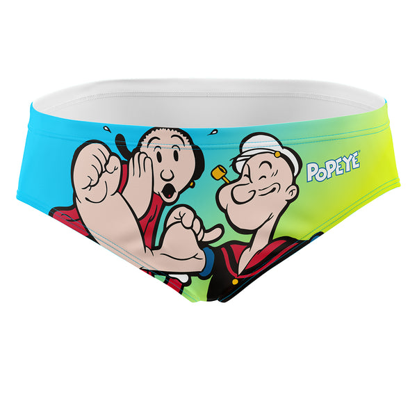 パンツ SSZ WUSDP SHORTS BROCHURE AH.H POPEYE SLIPMANPOPEYE_OLIVEFRONTLOGO_g