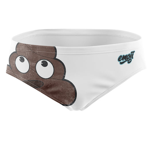 Men's swim briefs - Emoji Deja Poo