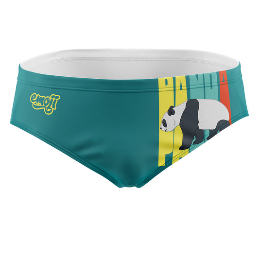 Men's swim briefs - Emoji Panda