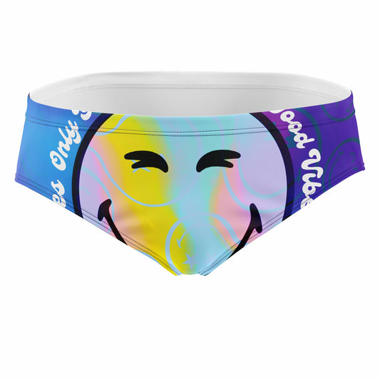 Men's swim briefs - Smiley World Vibes