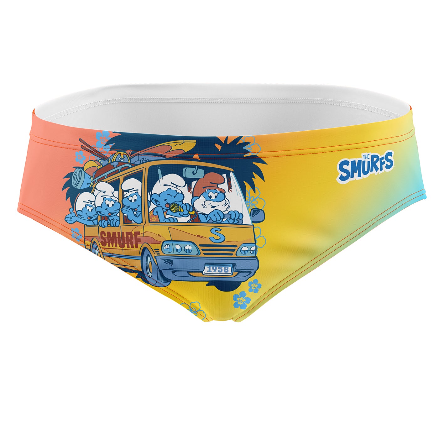 Cuecas de banho masculinas - Smurf Smurfing