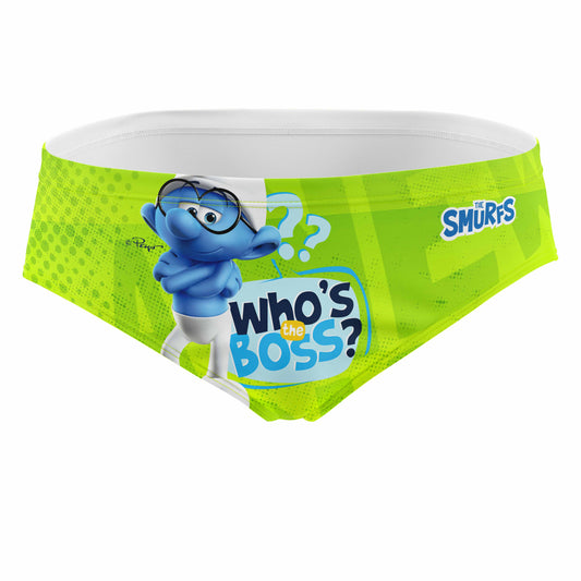 Men's swim briefs - Smurf Boss