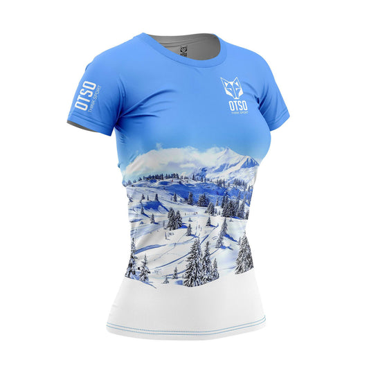 Camiseta manga corta mujer - Snow Forest