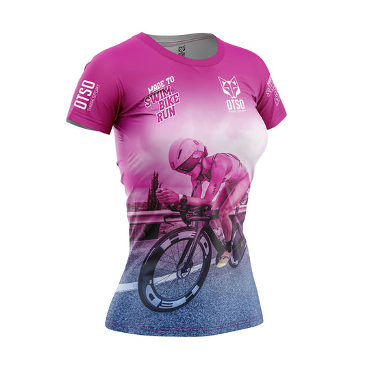 T-shirt manches courtes femme - Swim Bike Run (Outlet)
