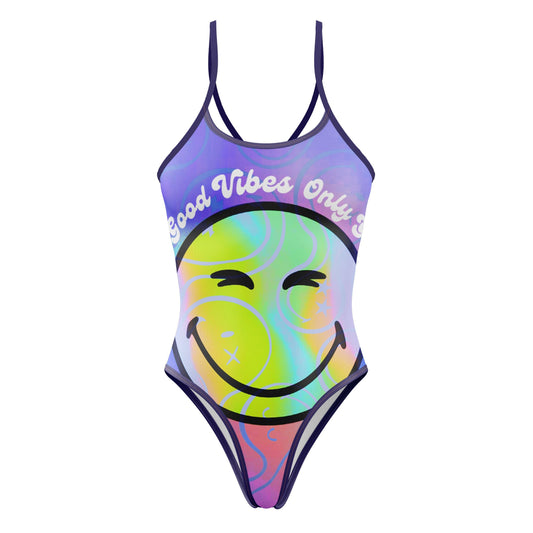 Women's swimsuit - Smiley World Vibes