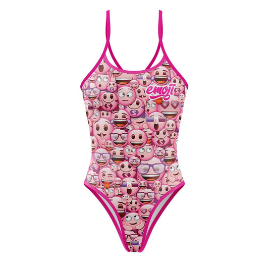 Women's swimsuit - Emoji Classic Pink