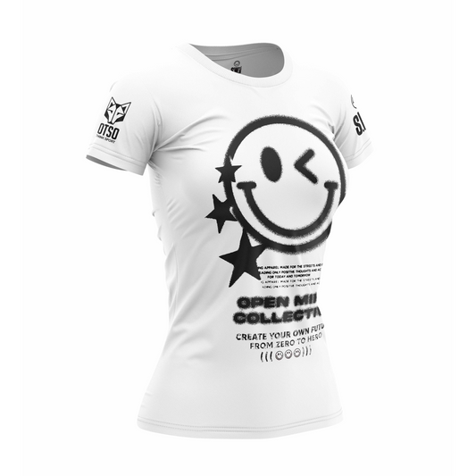 Women's short sleeve t-shirt - S.W.Smiley Airbrushed Infinity