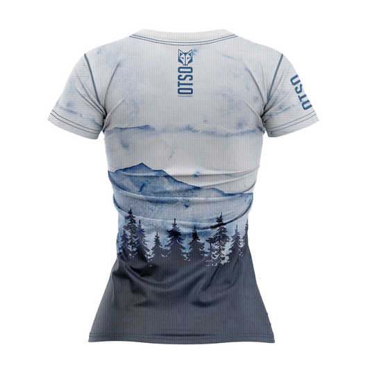 Camiseta manga curta mulher - Blue Forest