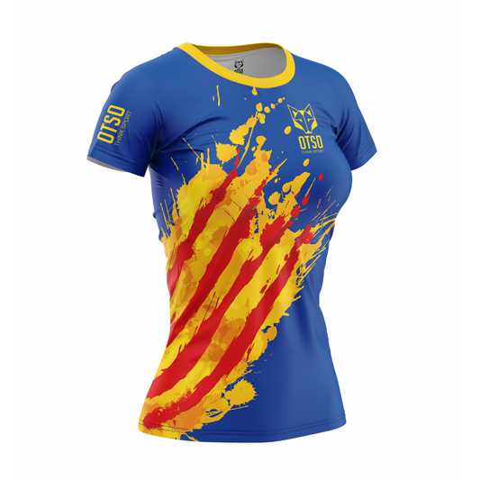 Short sleeve t-shirt women - Catalunya