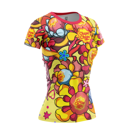 Magliette manica corta donna - Chupa Chups Flower