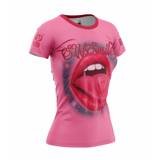 Women's short sleeve t-shirt - S.W.Smiley Hella Good