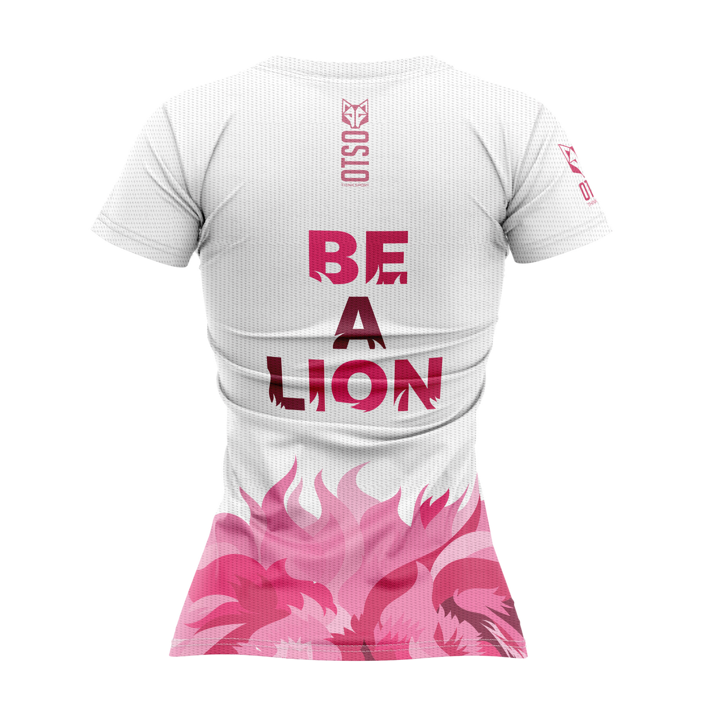 Camiseta manga corta mujer - Be A Lion Pink
