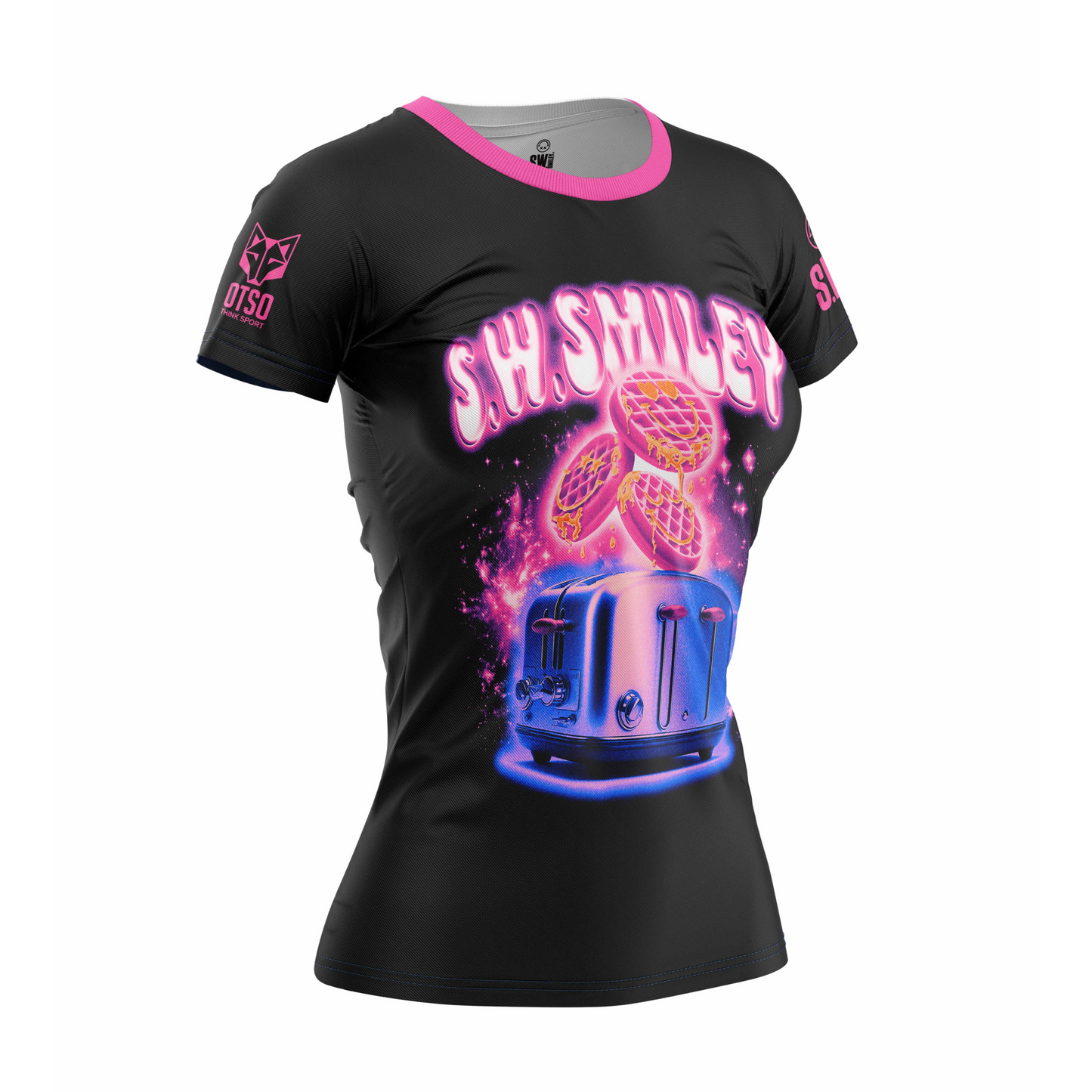 Camiseta manga corta mujer - S.W.Smiley Concrete Canvas Toaster