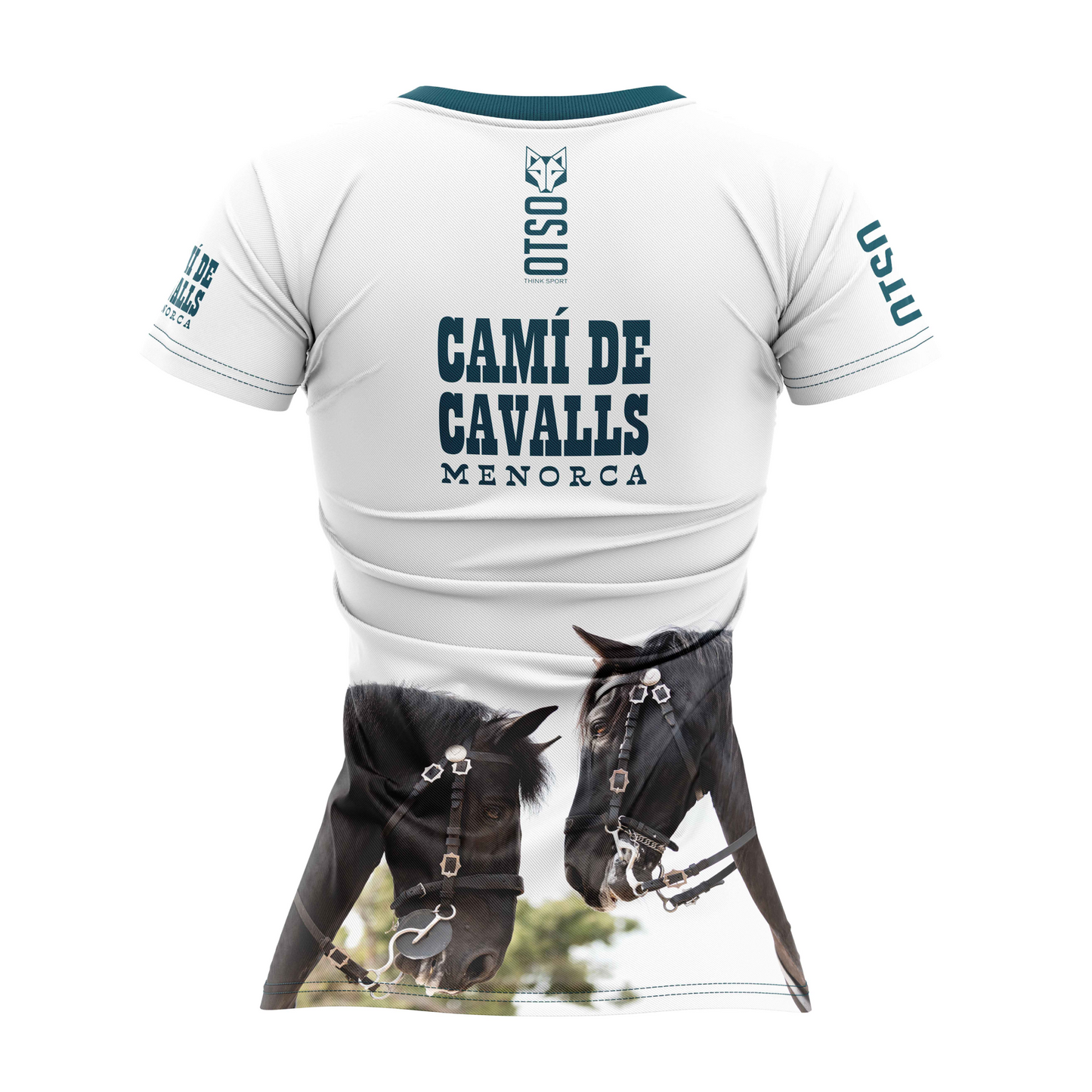 T-shirt de manga curta para mulher - Camí de Cavalls