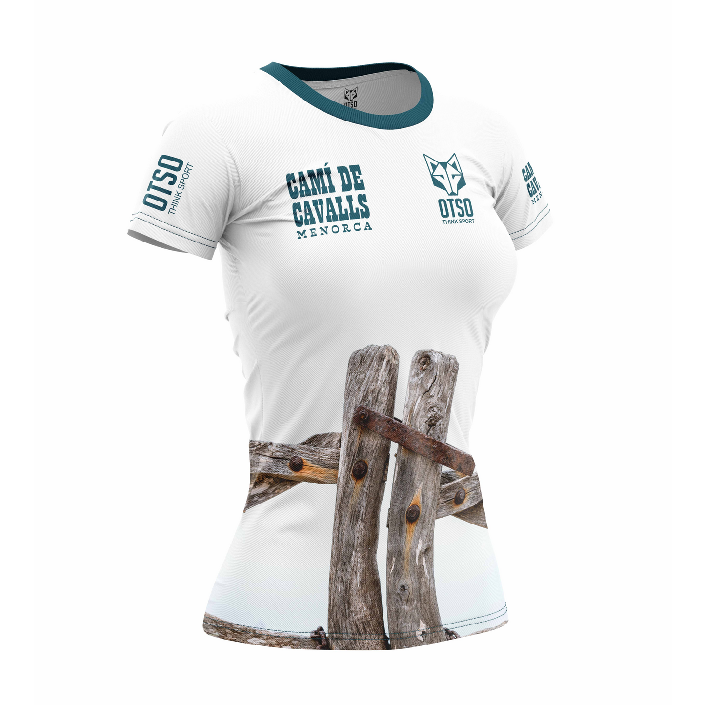 T-shirt de manga curta para mulher - Camí de Cavalls