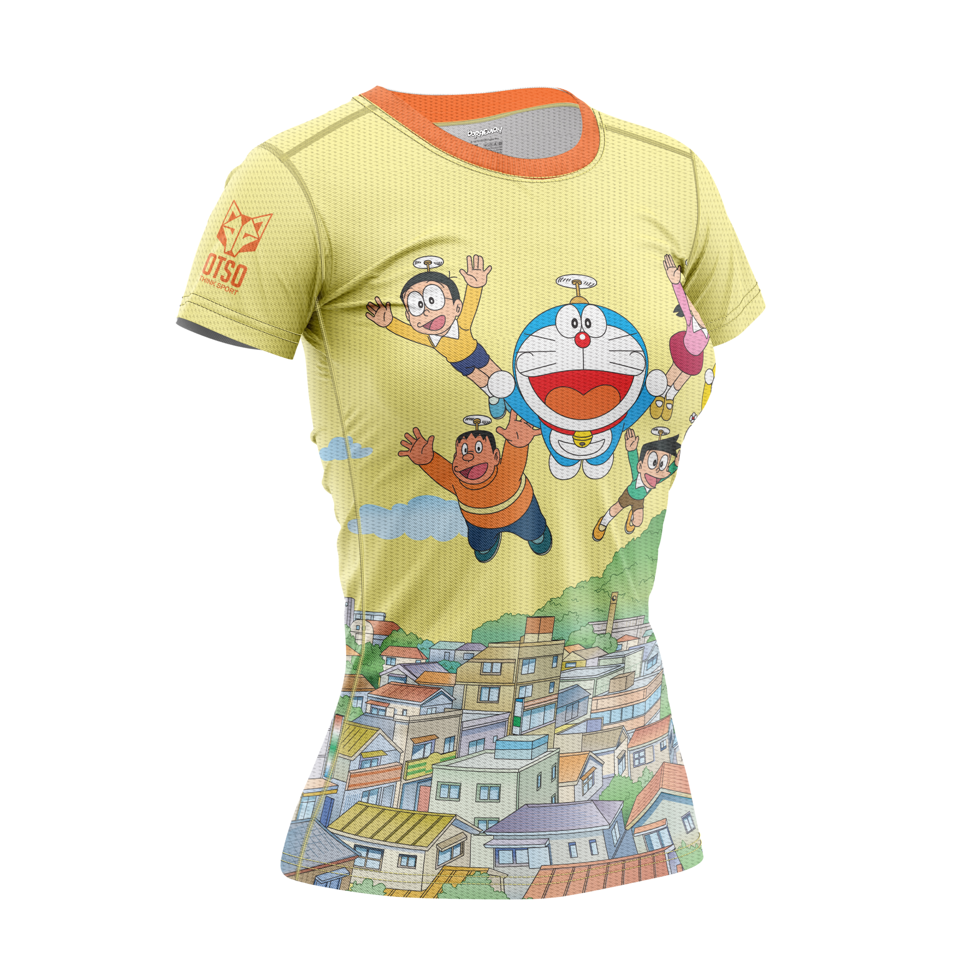 Camiseta manga corta mujer - Doraemon  Friends forever