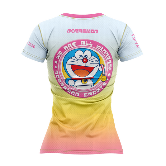 Samarreta màniga curta dona - Doraemon  We Are All Winners