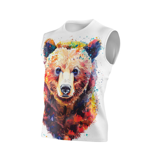 T-shirt sans manches homme - Be Wild Bear