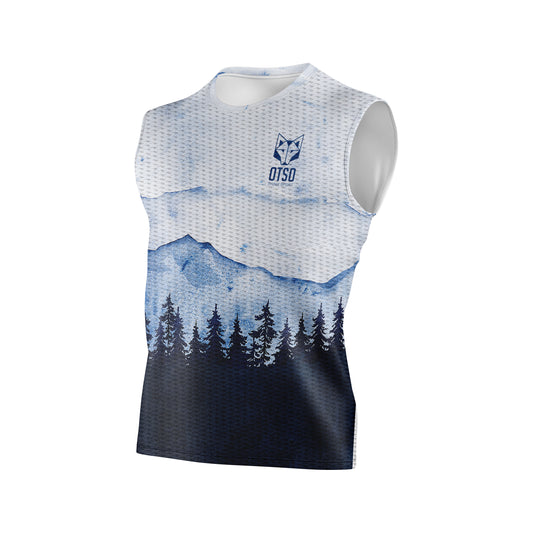 Camiseta sin mangas hombre - Blue Forest