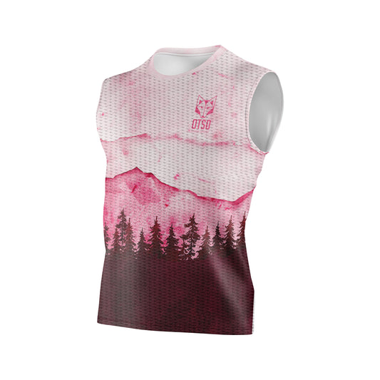 Magliette senza maniche uomo - Pink Forest