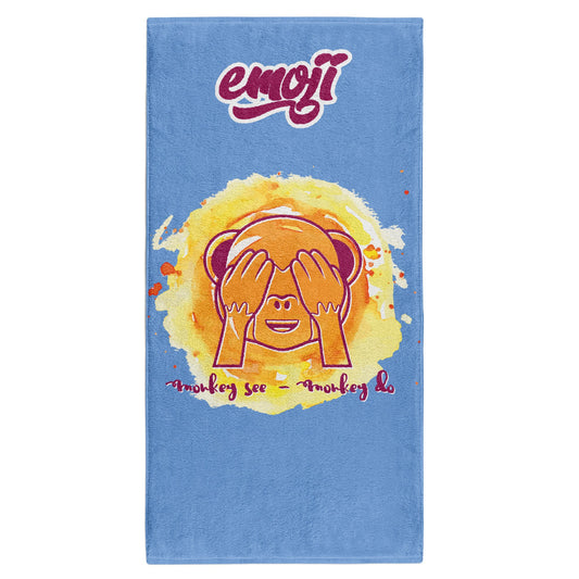 Toalla de microfibra -Emoji Monkey See (Outlet)