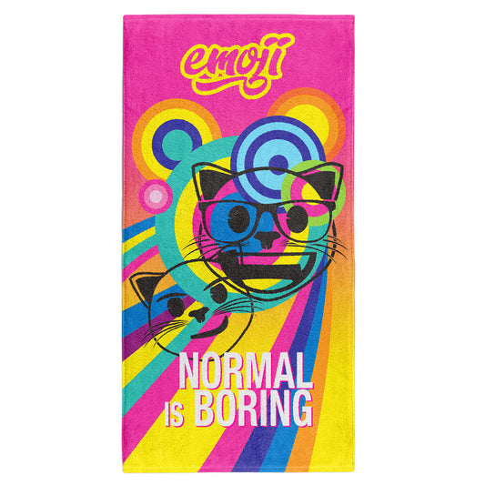 Microfiber Towel - Emoji Normal Is Boring