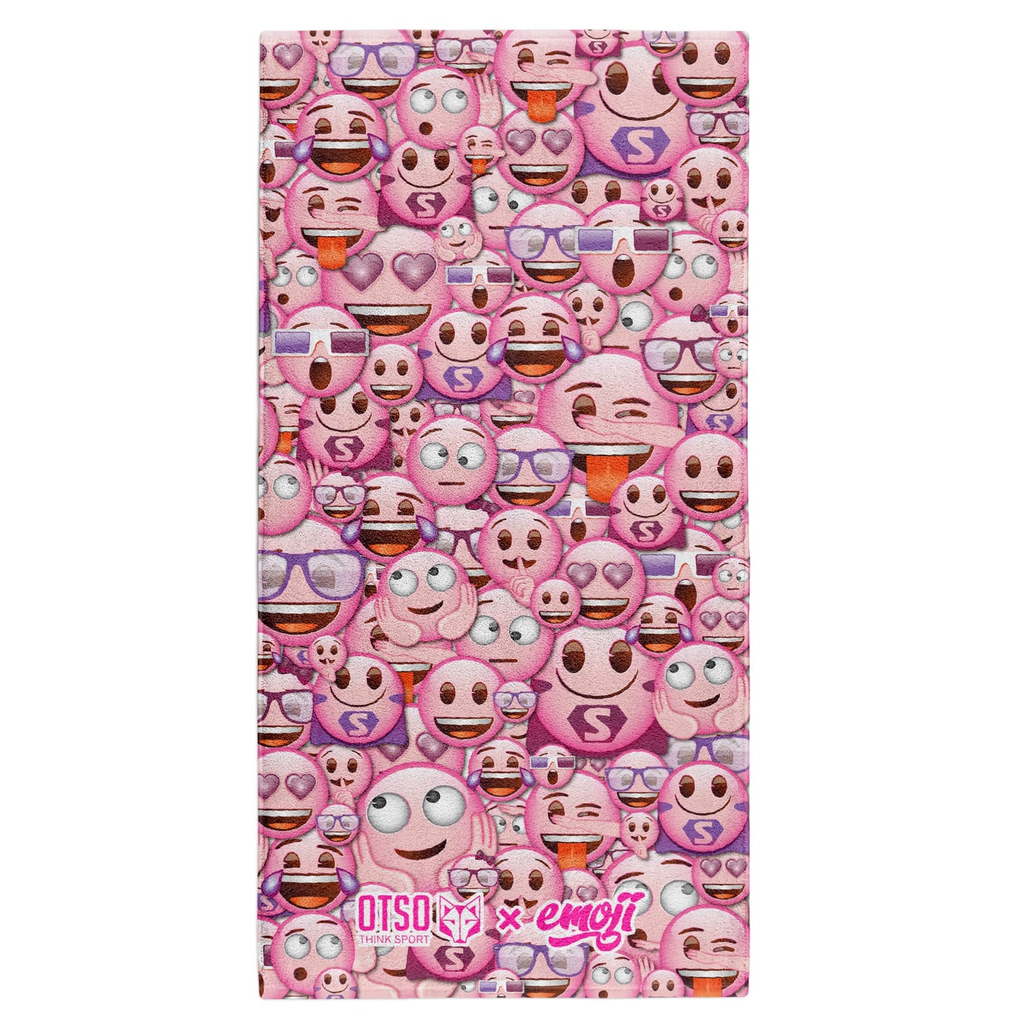 Serviette microfibre - Emoji Classic Pink