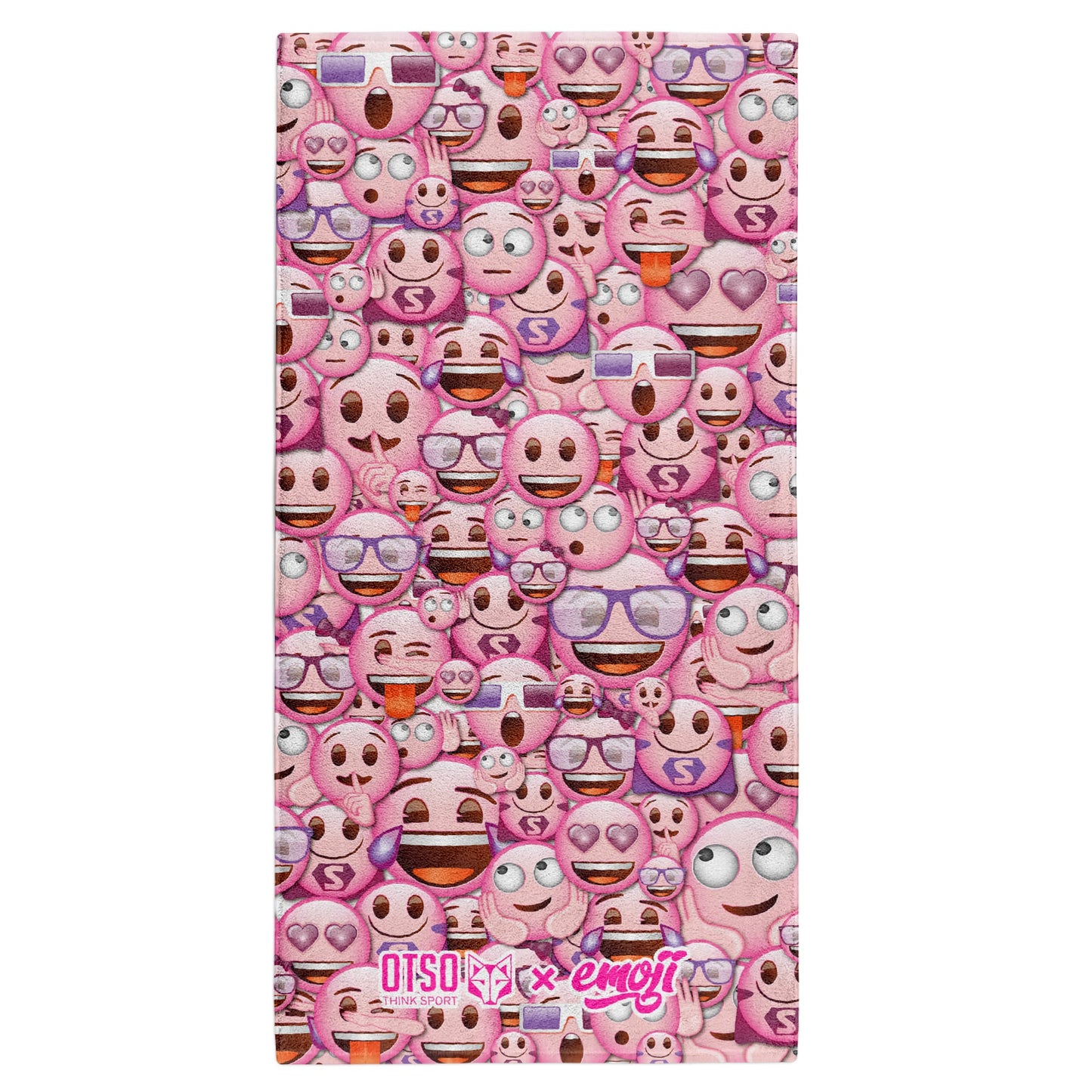 Serviette microfibre - Emoji Classic Pink