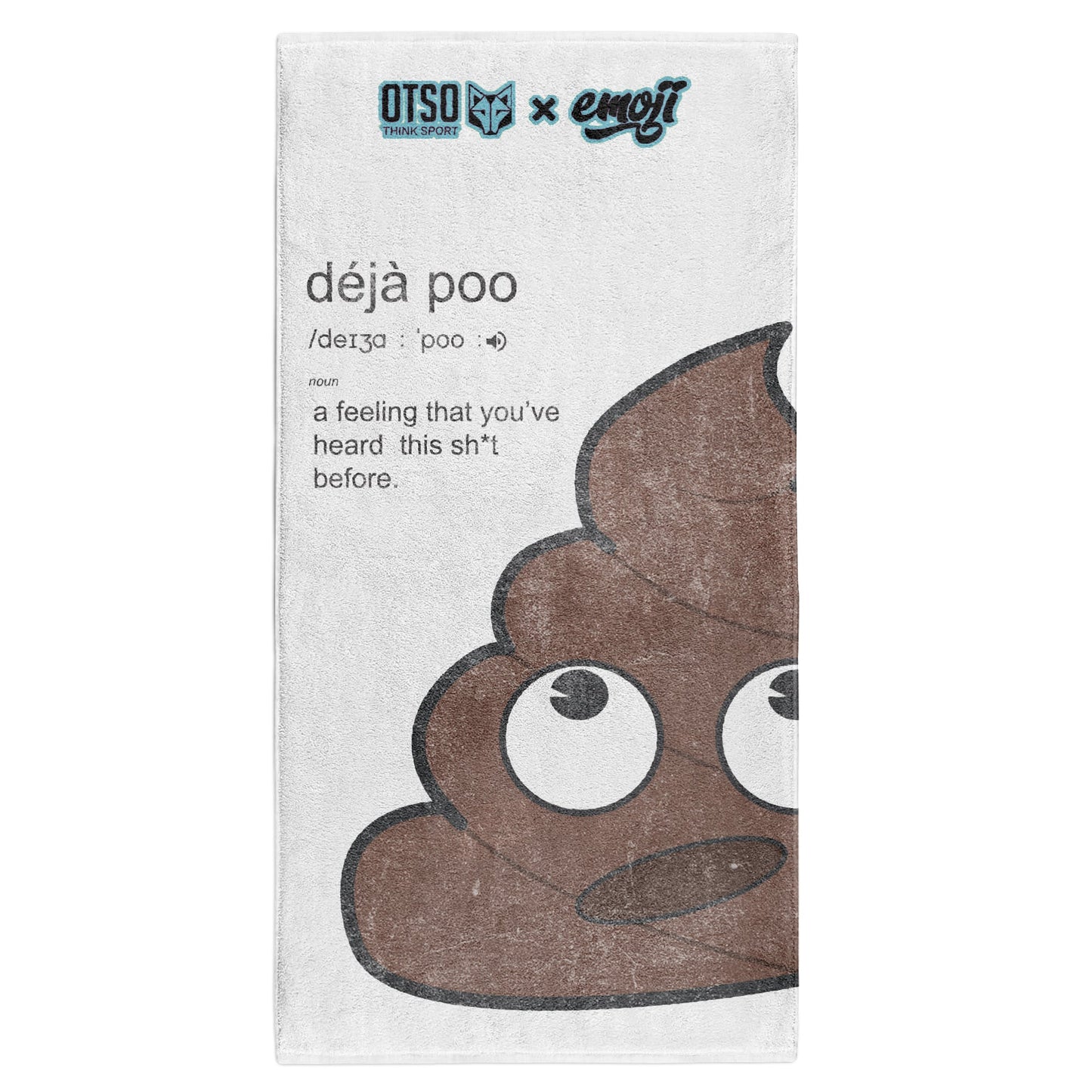 Toalla de microfibra - Emoji Deja Poo