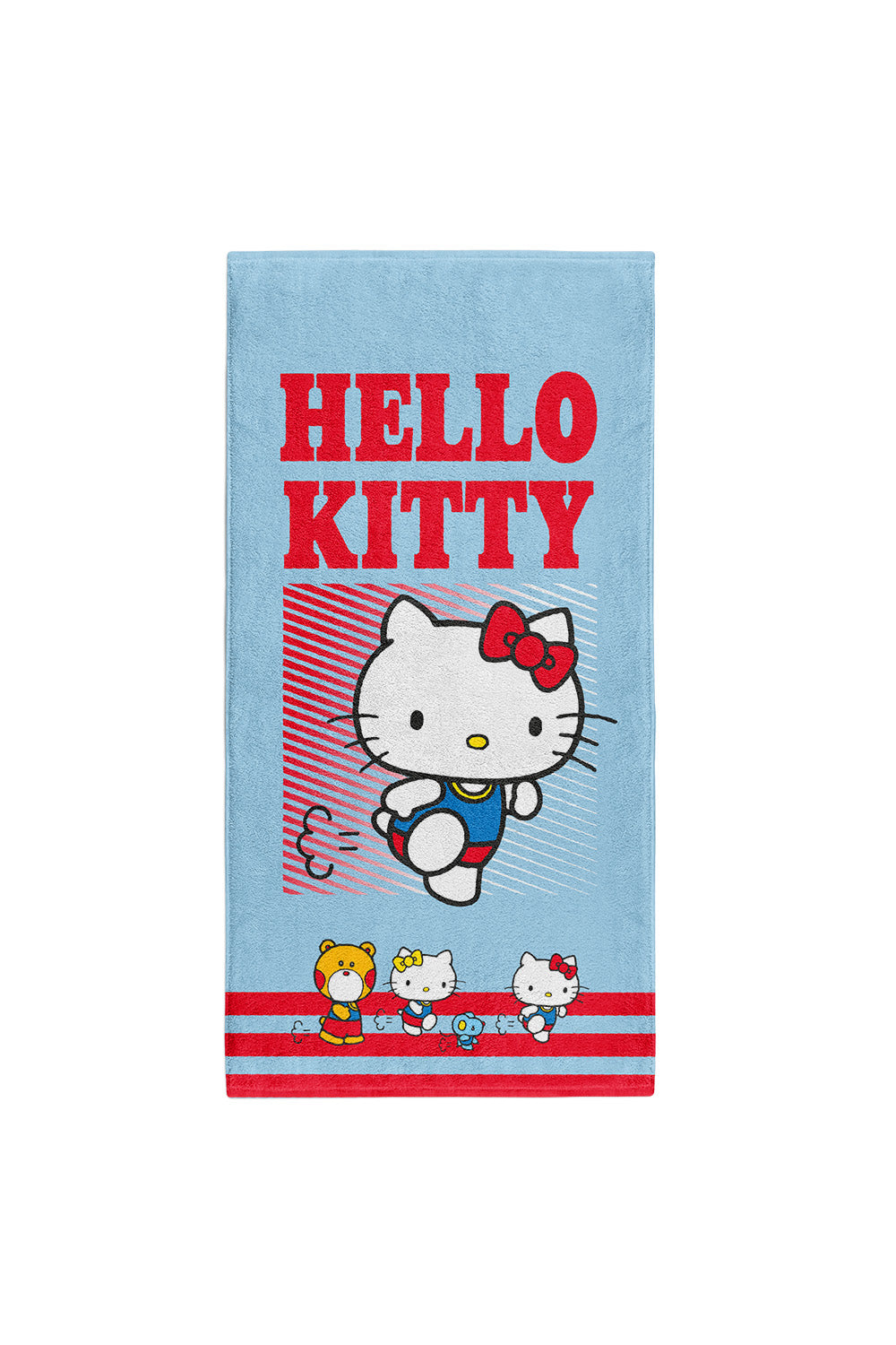 Asciugamano in microfibra - Hello Kitty Stripes