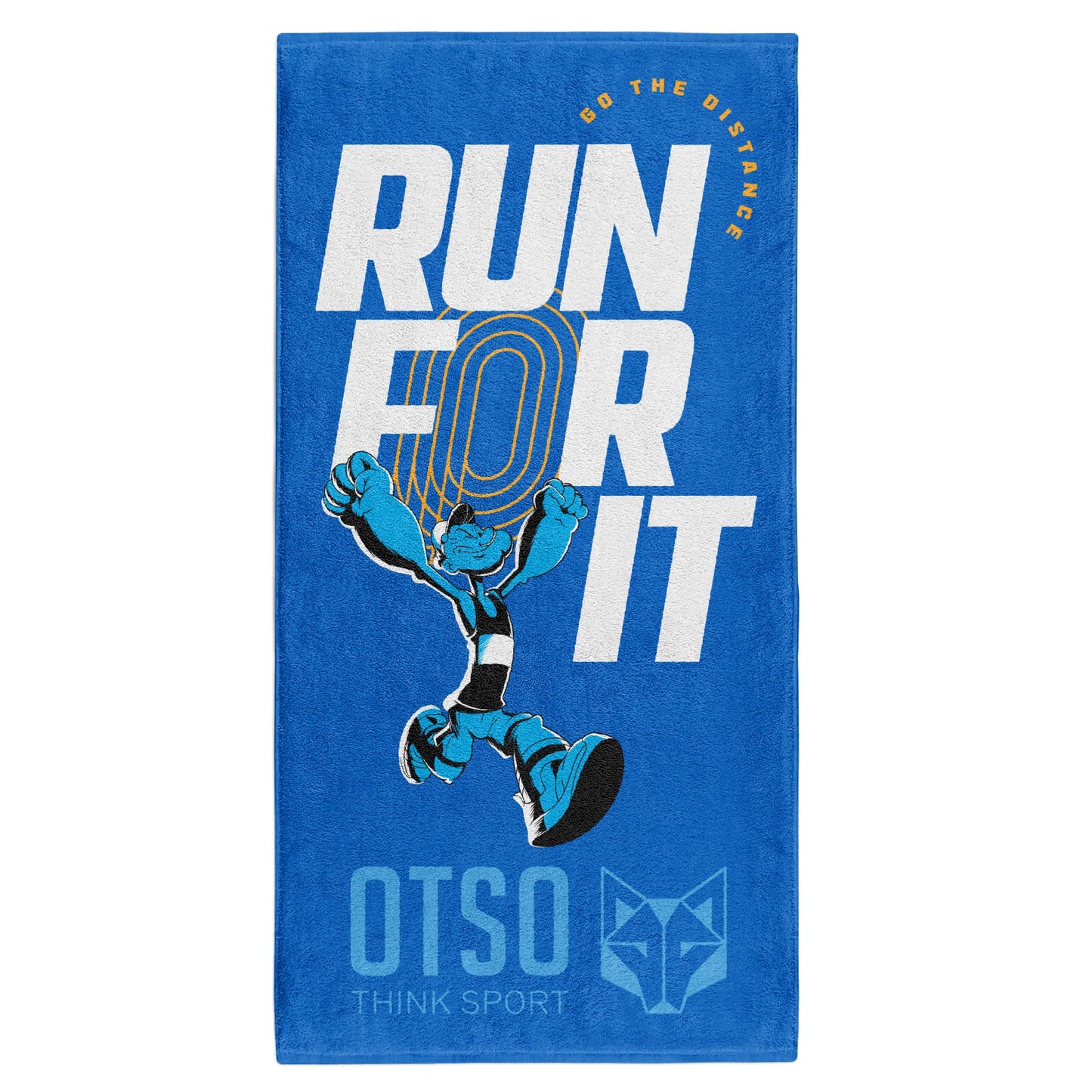 Popeye Run For It Microfiber Towel