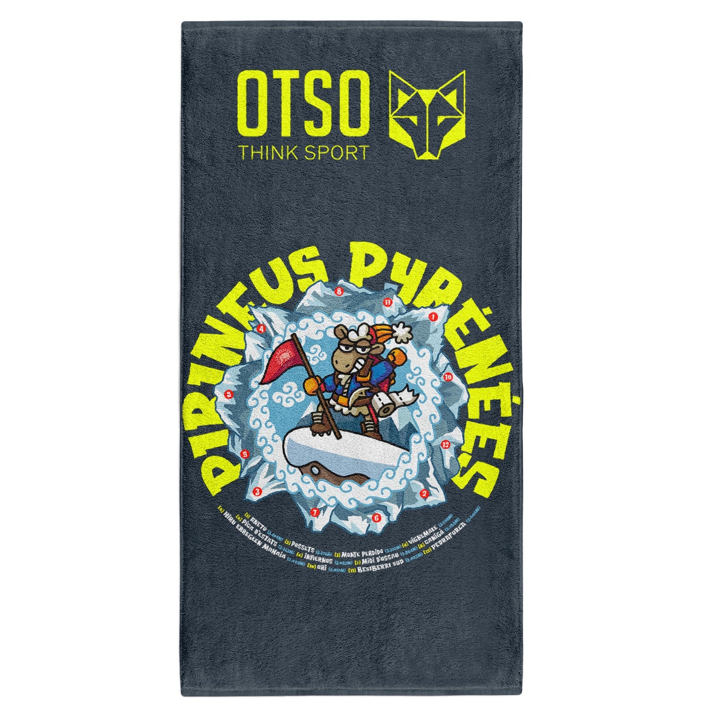 Microfiber Towel - Kukuxumusu Pirineus