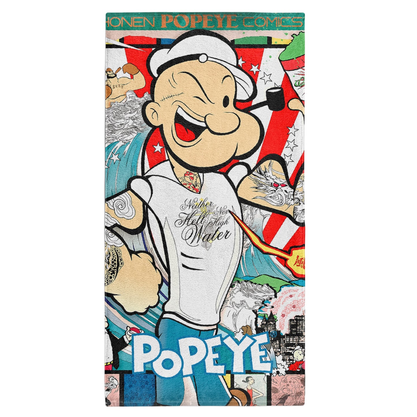 Serviette microfibre - Popeye Art Show