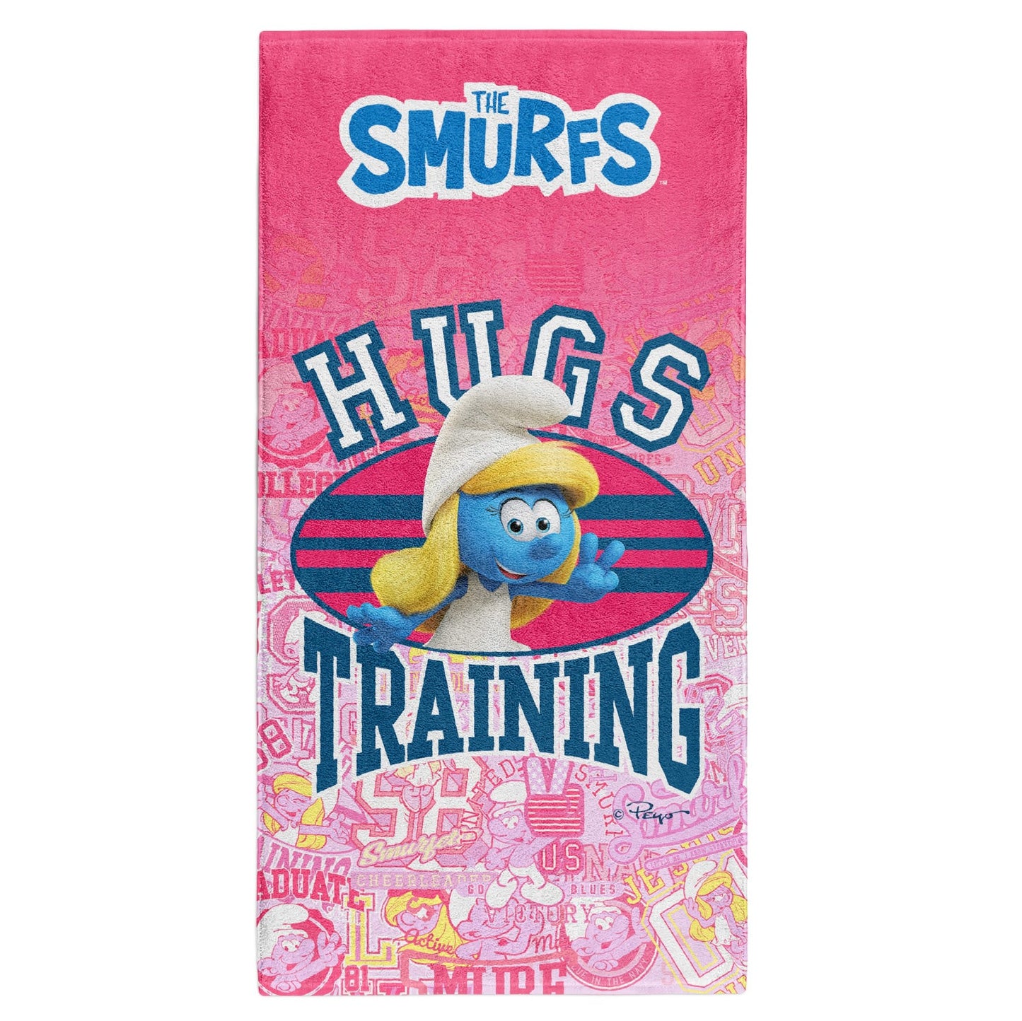 Serviette en microfibre - Smurf Hugs