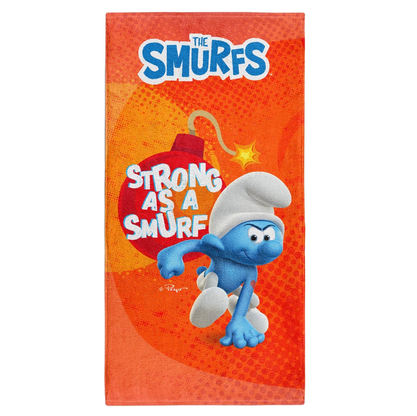 Toalha de microfibra - Smurf Strong