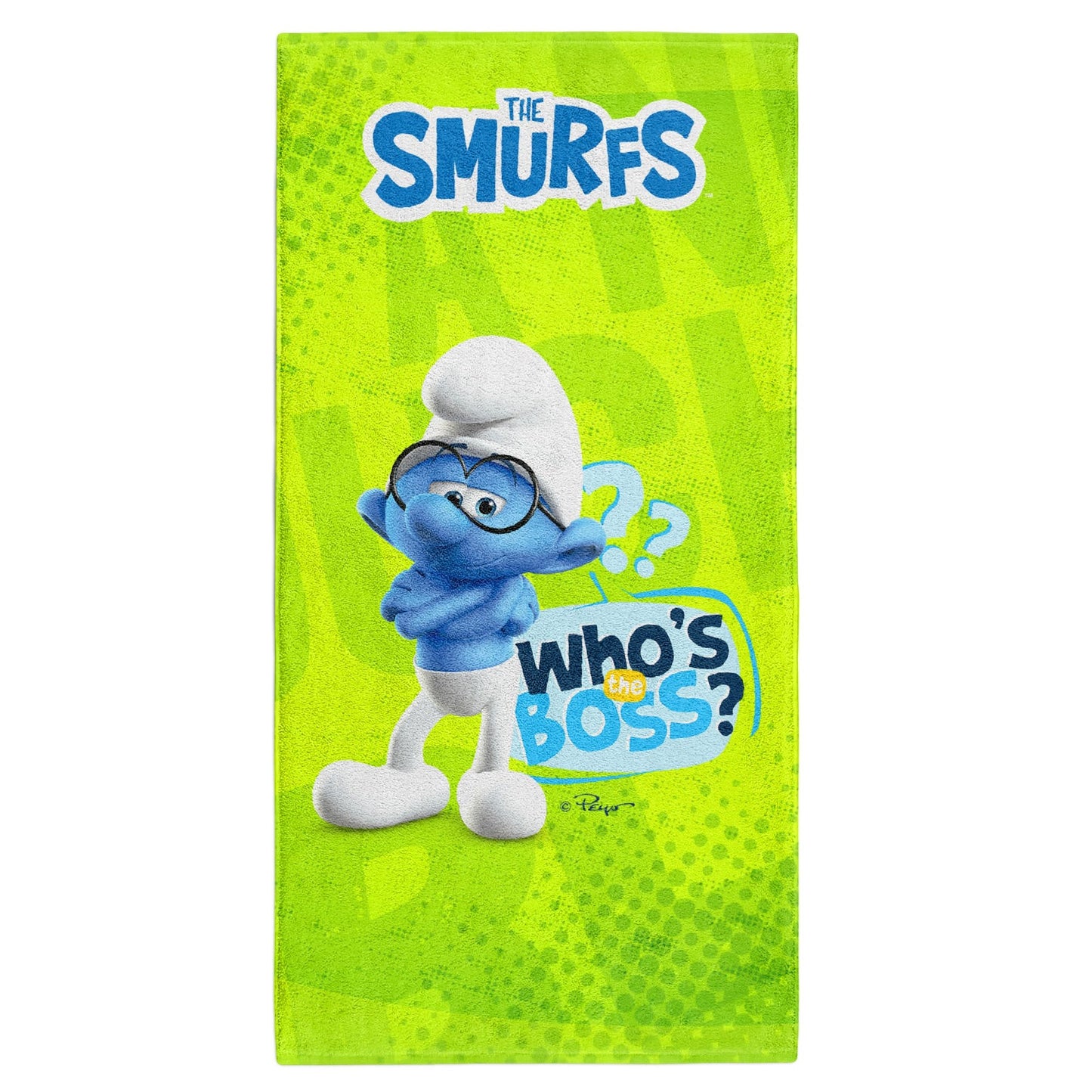 Serviette en microfibre - Smurf The Boss