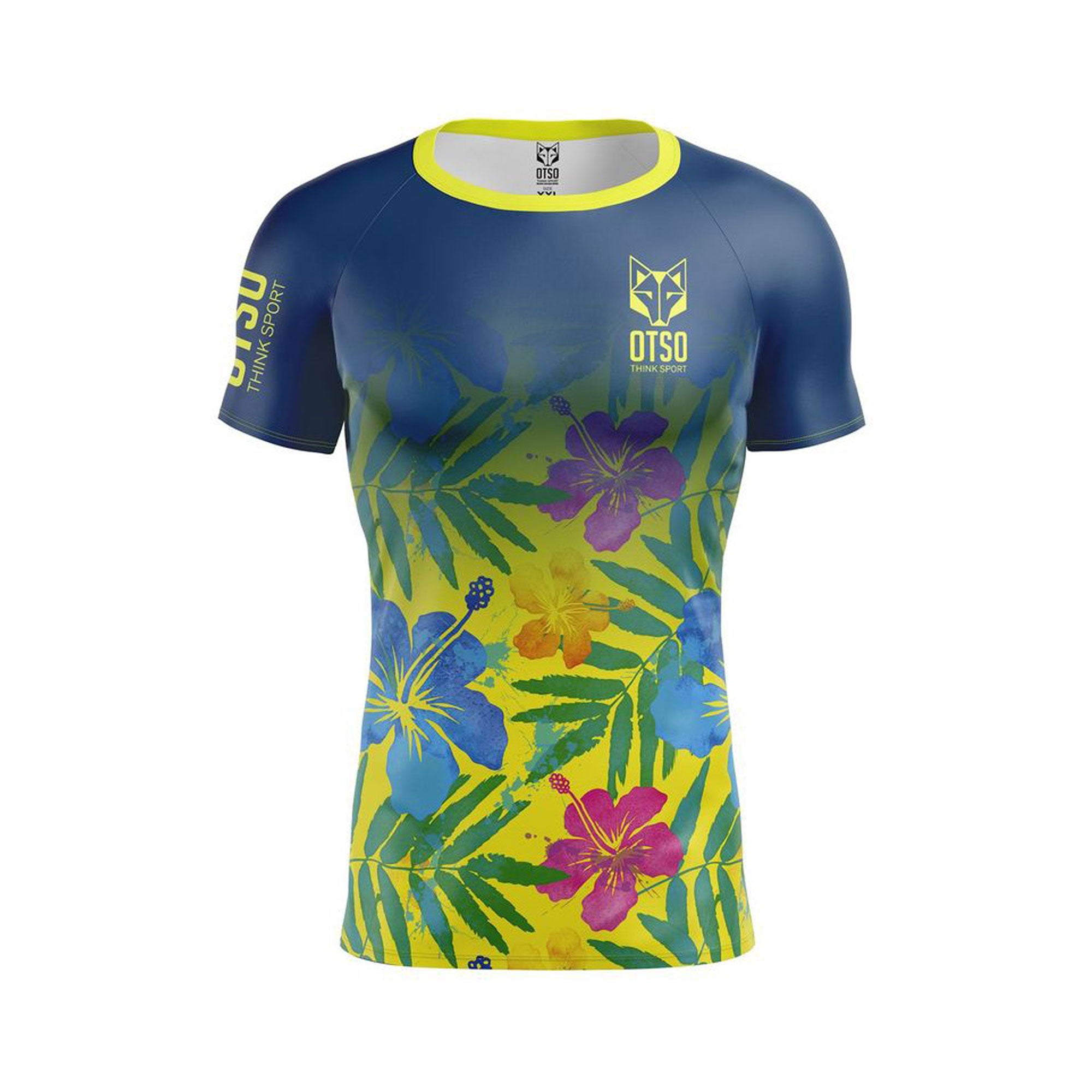 Camiseta manga corta hombre - Floral Blue (Outlet)