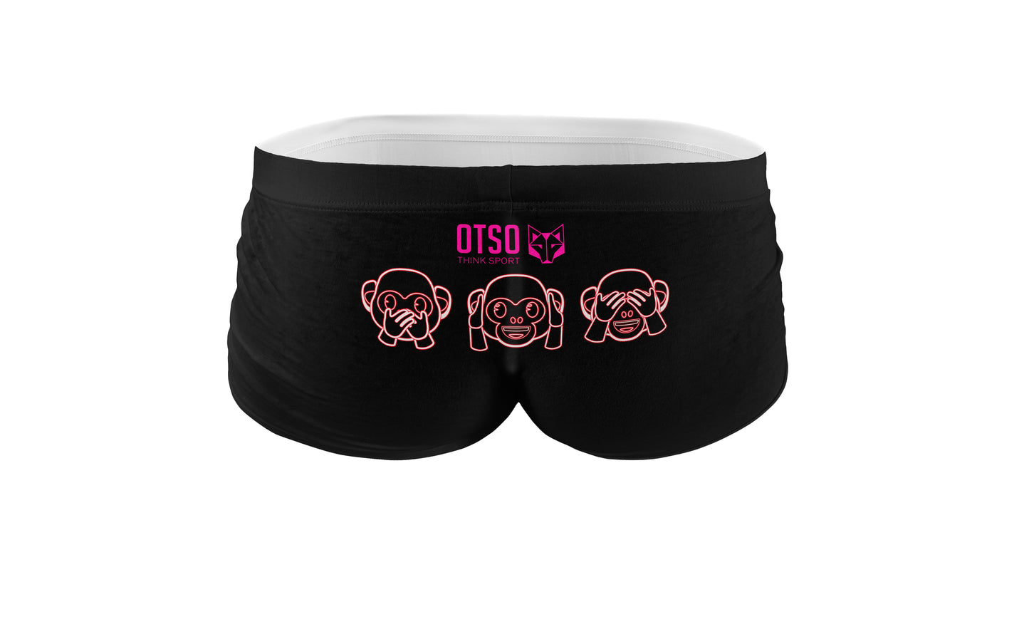 Boxer de bain homme - Emoji Monkey Neon