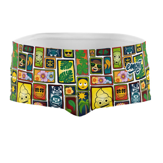 Boxer de bain homme - Emoji Portrait