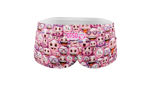 Men's Trunk Swimsuit - Emoji Classic Pink (Outlet)
