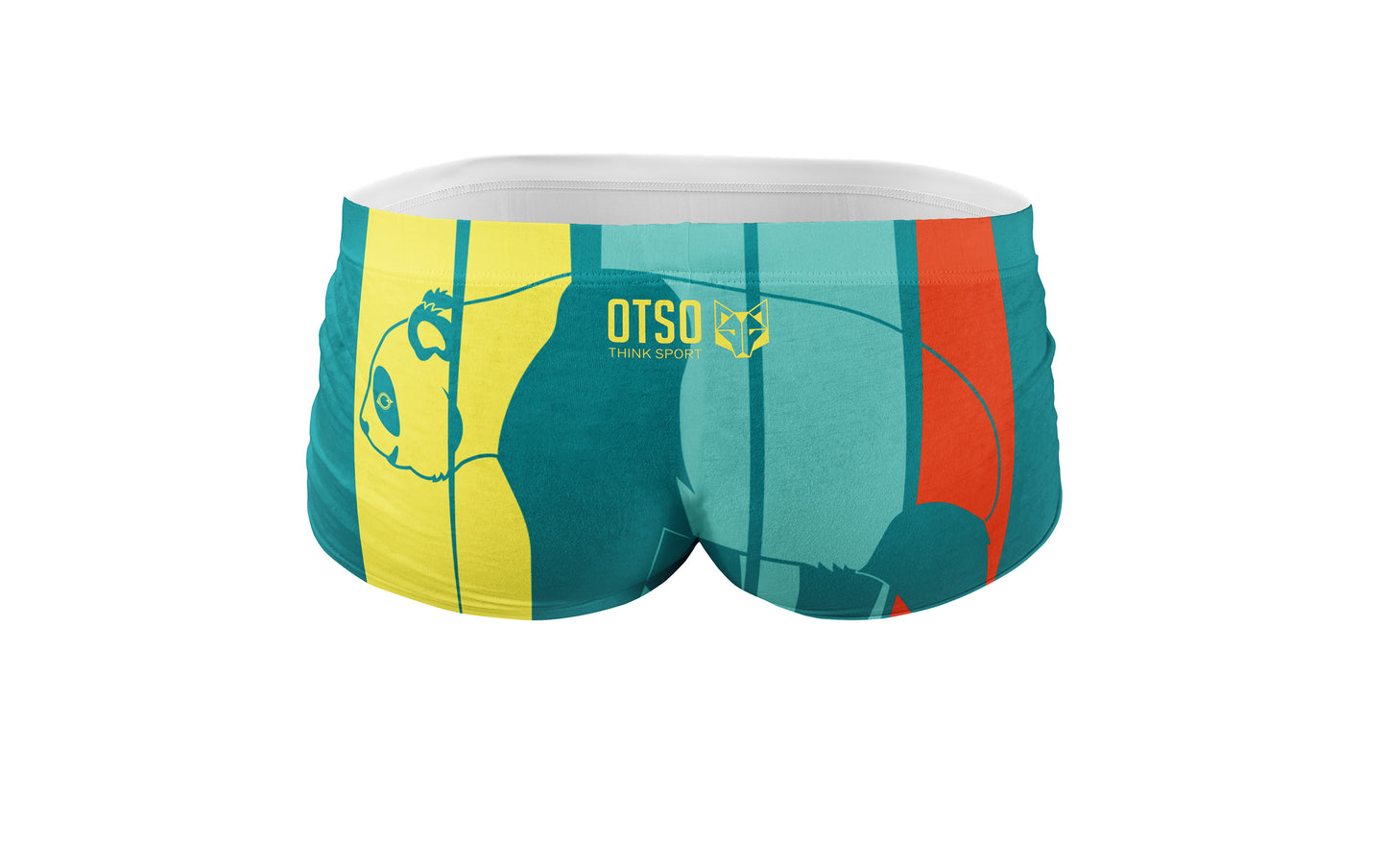 Men's swim trunks - Emoji Panda