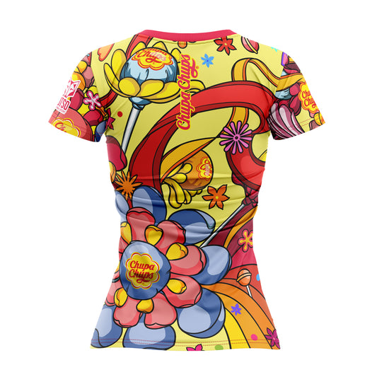 Camiseta manga corta mujer - Chupa Chups Flower