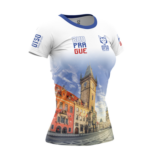 Camiseta feminina manga curta - Run Prague 2025 (Outlet)